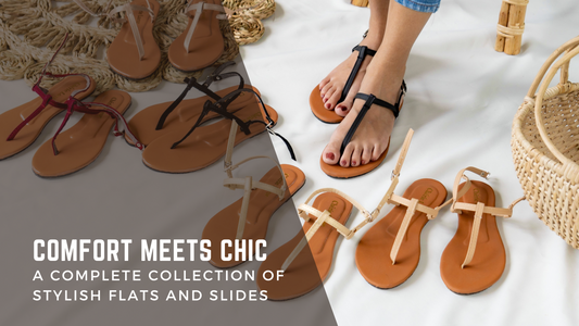 Comfort Meets Chic: A Complete Collection of Stylish Flats and Slides
