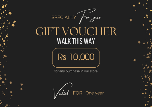 Gift voucher valued at 10,000 for endless possibilities